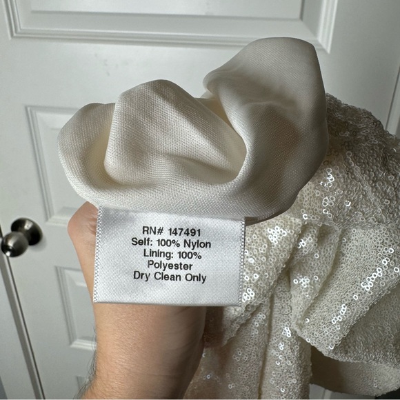 NWT Katie May Revolve Sparkle Dress in Ivory - Picture 12 of 16
